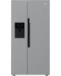 Beko ASP352VPX American Fridge Freezer - Brushed Steel
