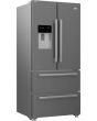 Beko GNE460520DVPX American Fridge Freezer - Stainless Steel