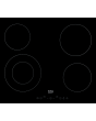Beko HIC64402T 58cm Black Built-In Ceramic Hob