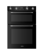 Belling BI904MFBLK Built-In Double Eye Level Multifunction Oven - Black