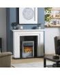 Dimplex 400000030 Portree Optiflame 3D Electric Inset Fire - Chrome