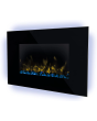 Dimplex 400000340 Toluca Deluxe Optiflame Wall Fire - Black