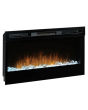 Dimplex 500002071 Prism 34inch Optiflame LED Electric Wall Fire - Black