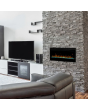 Dimplex 500002071 Prism 34inch Optiflame LED Electric Wall Fire - Black