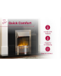 Dimplex X-037084 Dakota Optiflame Electric Fire - Stainless Steel