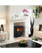 Dimplex X-045911 Oakhurst Opti-Myst Stove Electric Fan Heater - Matt Black
