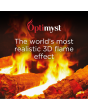 Dimplex X-045911 Oakhurst Opti-Myst Stove Electric Fan Heater - Matt Black