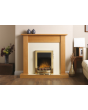 Dimplex X-047496 Balmoral Ecolite Optiflame Inset Electric Fire - Brass