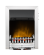 Dimplex X-047502 Balmoral Ecolite Optiflame Inset Electric Fire - Chrome