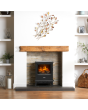 Dimplex X-059086 Bayport Opti-Myst Stove Electric Fan Heater - Matt Black