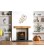 Dimplex X-059086 Bayport Opti-Myst Stove Electric Fan Heater - Matt Black