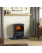 Dimplex X-059086 Bayport Opti-Myst Stove Electric Fan Heater - Matt Black