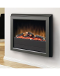 Dimplex X-061256 Bach Optiflame 3D Wall Mounted Electric Fire - Dark Grey with Black Front