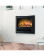 Dimplex X-061256 Bach Optiflame 3D Wall Mounted Electric Fire - Dark Grey with Black Front