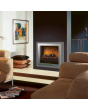 Dimplex X-061263 Bizet Optiflame 3D Wall Mounted Electric Fire - Silver Grey with Reversible Gloss White or Gloss Black Frame 