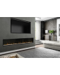 Dimplex X-210296 100inch 'Ignite' Linear Optiflame Inset Electric Fire - Black