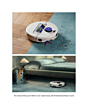 Dyson R1NUROVI R1 Nurovi Dry Robotic Vacuum Cleaner - Silver & Vinca Blue