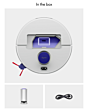 Dyson R1NUROVI R1 Nurovi Dry Robotic Vacuum Cleaner - Silver & Vinca Blue