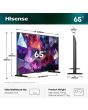 Hisense 65E7STUK PRO 65inch 4K UHD Hi-QLED Smart TV - Charcoal Grey