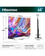 Hisense 65Q7STUK PRO 65inch 4K UHD Hi-QLED Smart TV - Black