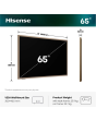 Hisense 65S7STUK 65inch 4K UHD Hi-QLED Canvas Smart TV - Black