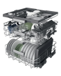 Hotpoint H7F HP43 X UK H7FHP43XUK Dishwasher - Inox - 15 Place Settings