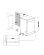 Hotpoint H7FHS41UK Full Size Dishwasher