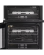 Hotpoint HTG6GDCB1 60cm Gas Freestanding Lidded Twin Cooker - Black