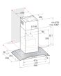 Hotpoint PHGC64FLMX 60cm Chimney Cooker Hood - Inox