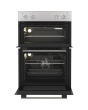 Indesit DII10NS Built In Electric Fan Double Oven - Silver