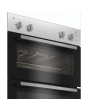 Indesit DII10NS Built In Electric Fan Double Oven - Silver