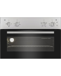 Indesit DII10NS Built In Electric Fan Double Oven - Silver