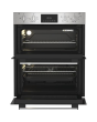 Indesit DUI10DIX Built Under Electric Fan Double Oven - Stainless Steel
