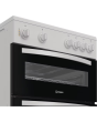 Indesit ITE6VMW 60cm Electric Freestanding Twin Cooker - White