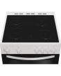 Indesit ITE6VMW 60cm Electric Freestanding Twin Cooker - White