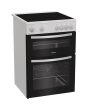 Indesit ITE6VMW 60cm Electric Freestanding Twin Cooker - White