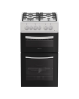 Indesit ITG5GMW 50cm Gas Freestanding Twin Cooker - White