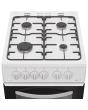 Indesit ITG5GMW 50cm Gas Freestanding Twin Cooker - White