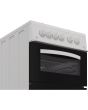Indesit ITG5GMW 50cm Gas Freestanding Twin Cooker - White