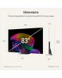LG OLED83C66LB.AEK 83-inch 4K OLED Smart TV