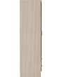 Lisdorat 100-101-075 NEVADA 4 DOOR 2 DRAWER MIRRORED WARDROBE - GREY GLOSS/LIGHT OAK EFFECT VENEER