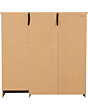 Lisdorat 100-101-103 NEVADA 5 DRAWER LOW WARDROBE - GREY GLOSS/LIGHT OAK EFFECT VENEER