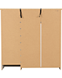 Lisdorat 100-101-105 NEVADA 5 DRAWER LOW WARDROBE - WHITE GLOSS