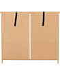 Lisdorat 100-102-107 NEVADA 3 DRAWER CHEST - WHITE GLOSS