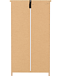 Lisdorat 100-102-108 NEVADA 5 DRAWER NARROW CHEST - WHITE GLOSS