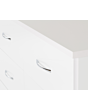 Lisdorat 100-102-109 NEVADA 6 DRAWER CHEST - WHITE GLOSS