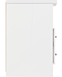 Lisdorat 100-103-058 NEVADA 2 DRAWER BEDSIDE - WHITE GLOSS