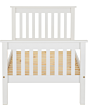 Lisdorat 200-201-019 MONACO 3' BED HIGH FOOT END - WHITE