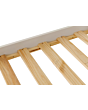 Lisdorat 200-203-027 MONACO 4'6inch BED HIGH FOOT END - WHITE