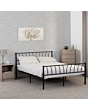 Lisdorat 200-203-122 HARLOW 4'6inch BED - BLACK